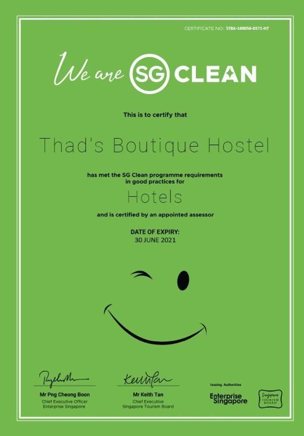 Thad'S Boutique Hostel Singapore Ngoại thất bức ảnh